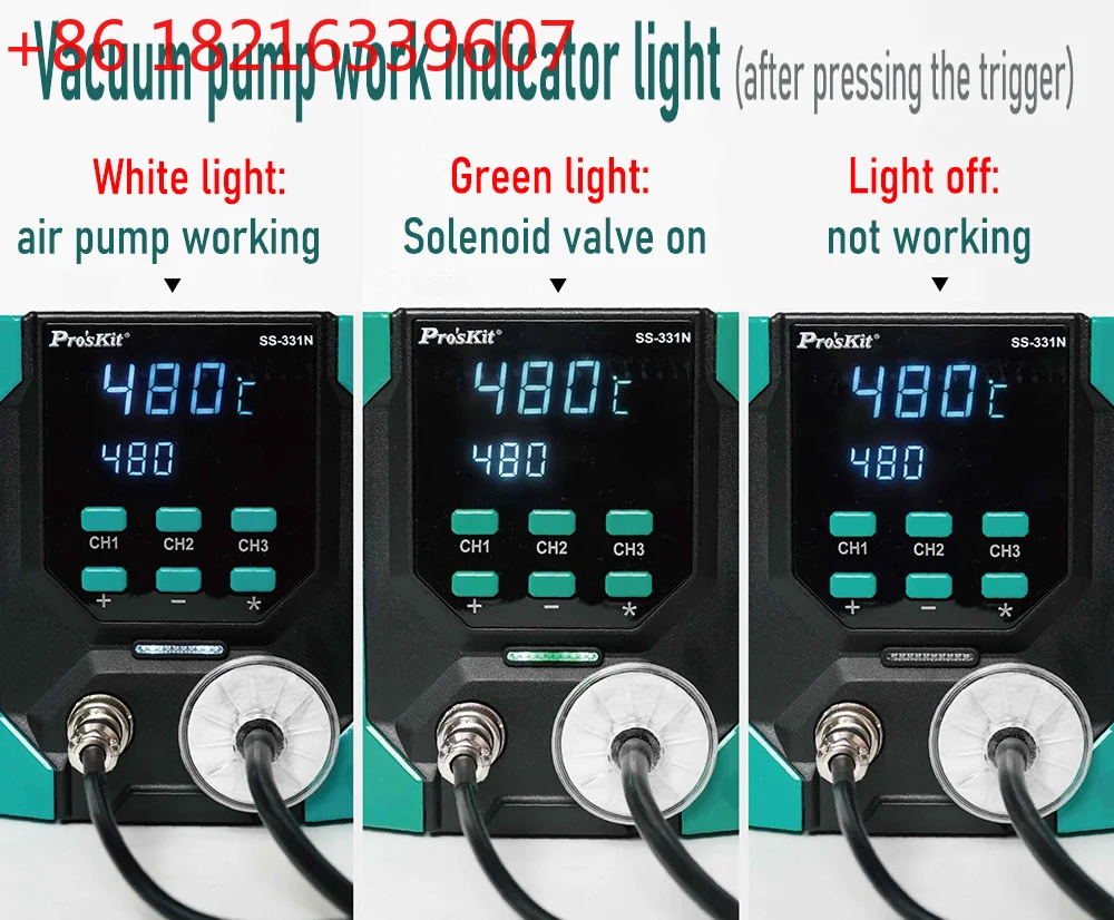 YAO SS-331N Digital Electric D - đánh giá và giá Desoldering Pump Electric Vacuum Station