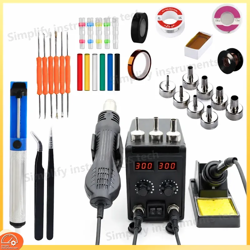 8586D Soldering Station 2 in 1 - đánh giá và giá 2 In 1 Soldering Rework Station 750W