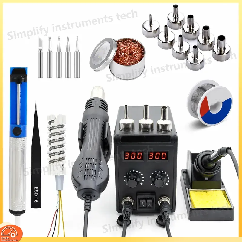 8586D Soldering Station 2 in 1 - đánh giá và giá 2 In 1 Soldering Rework Station 750W
